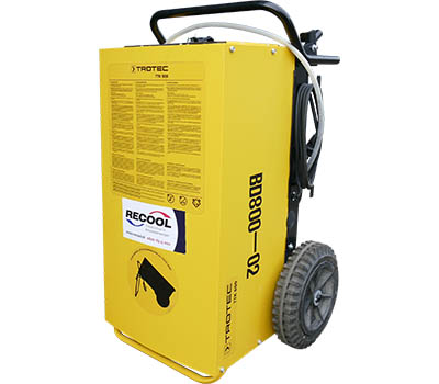 Mobiele ontvochtiger Bouwdroger BD800